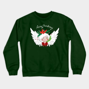 Christmas Angel Crewneck Sweatshirt